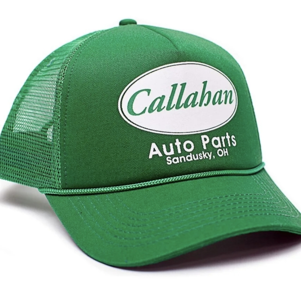 Callahan Auto Parts Sandusky Ohio Adult One-size Unisex Hat Cap Truckers Green